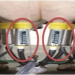Combination locks are placed on milking machine ot prevent sale of raw milk